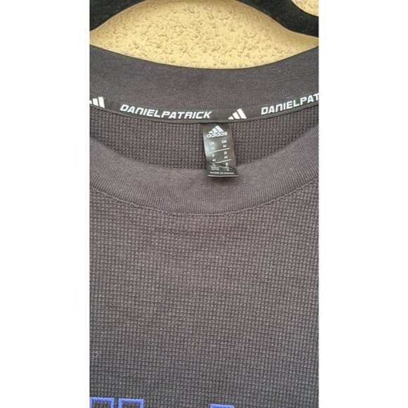 Adidas x Daniel Patrick Medium Long Sleeve Shirt Black New Designer Men's - Picture 3 of 4